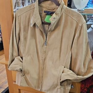 Ralph Lauren Tan Suede Jacket